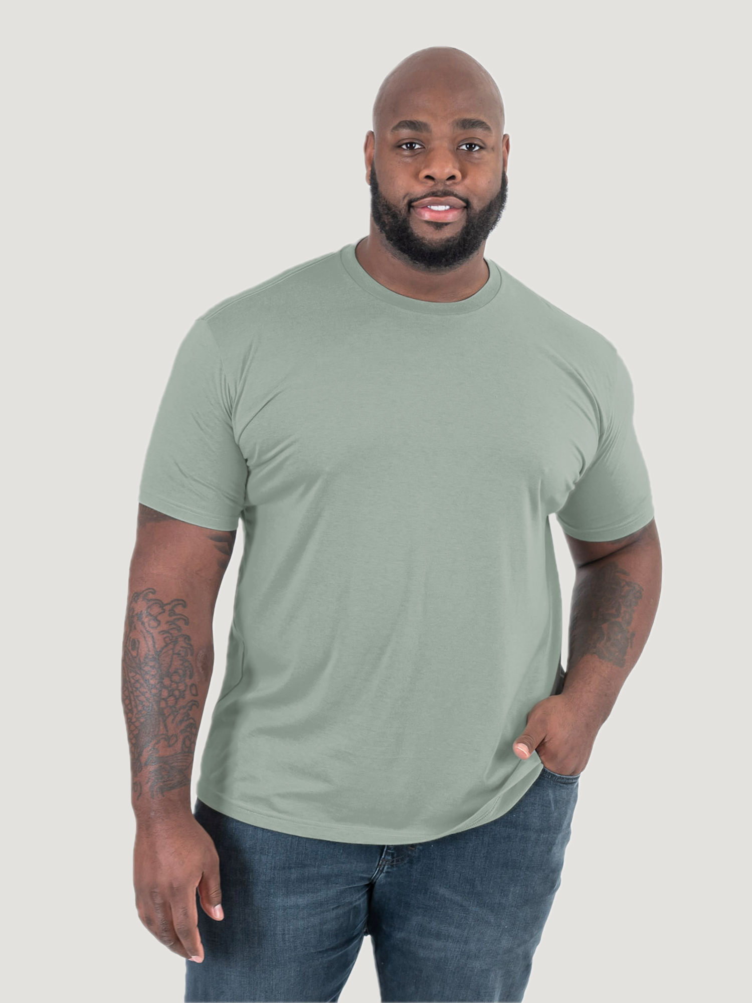 Vintage Green Crew Neck