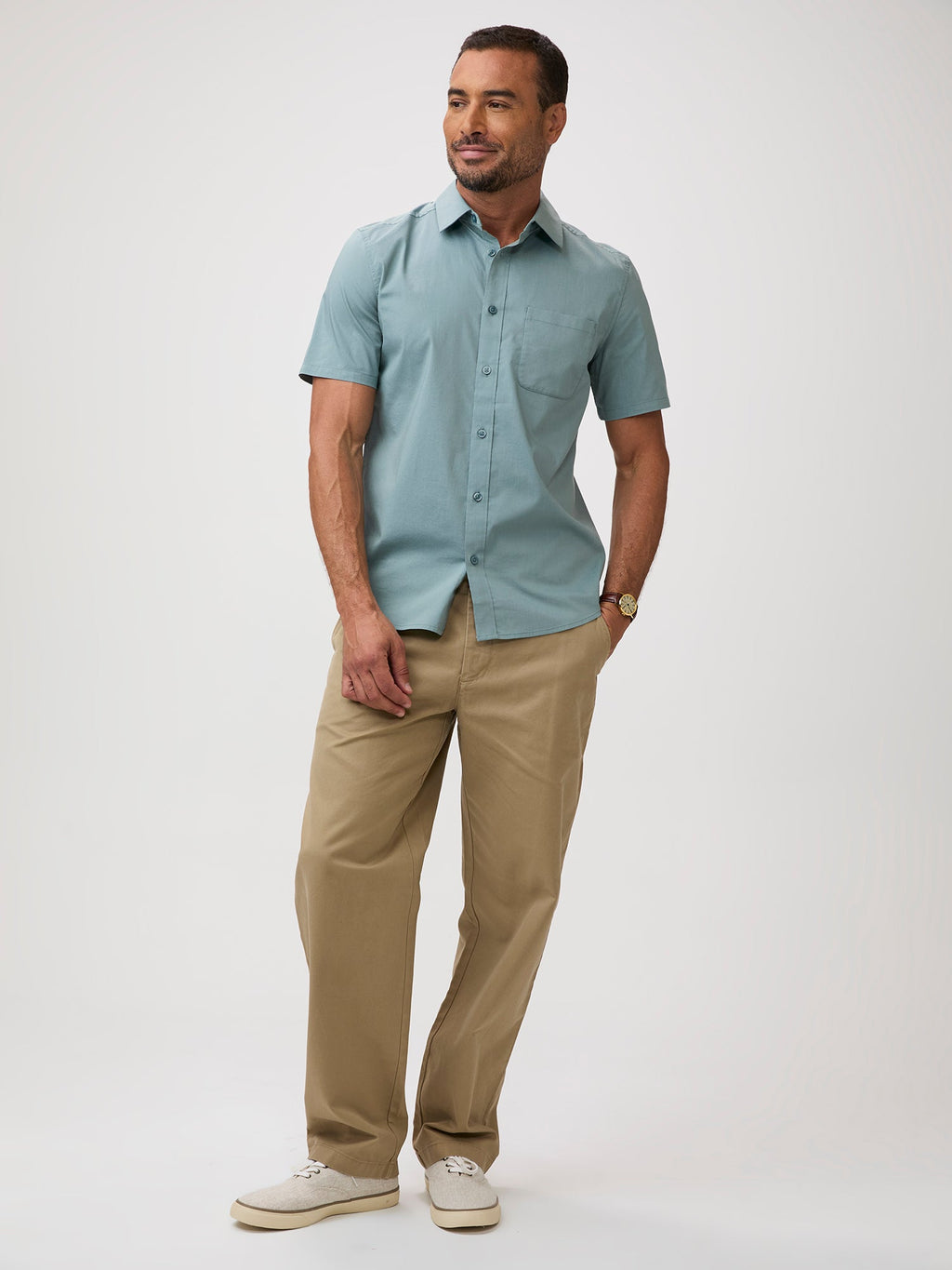 Harbor Mist All Day Short Sleeve Shirt