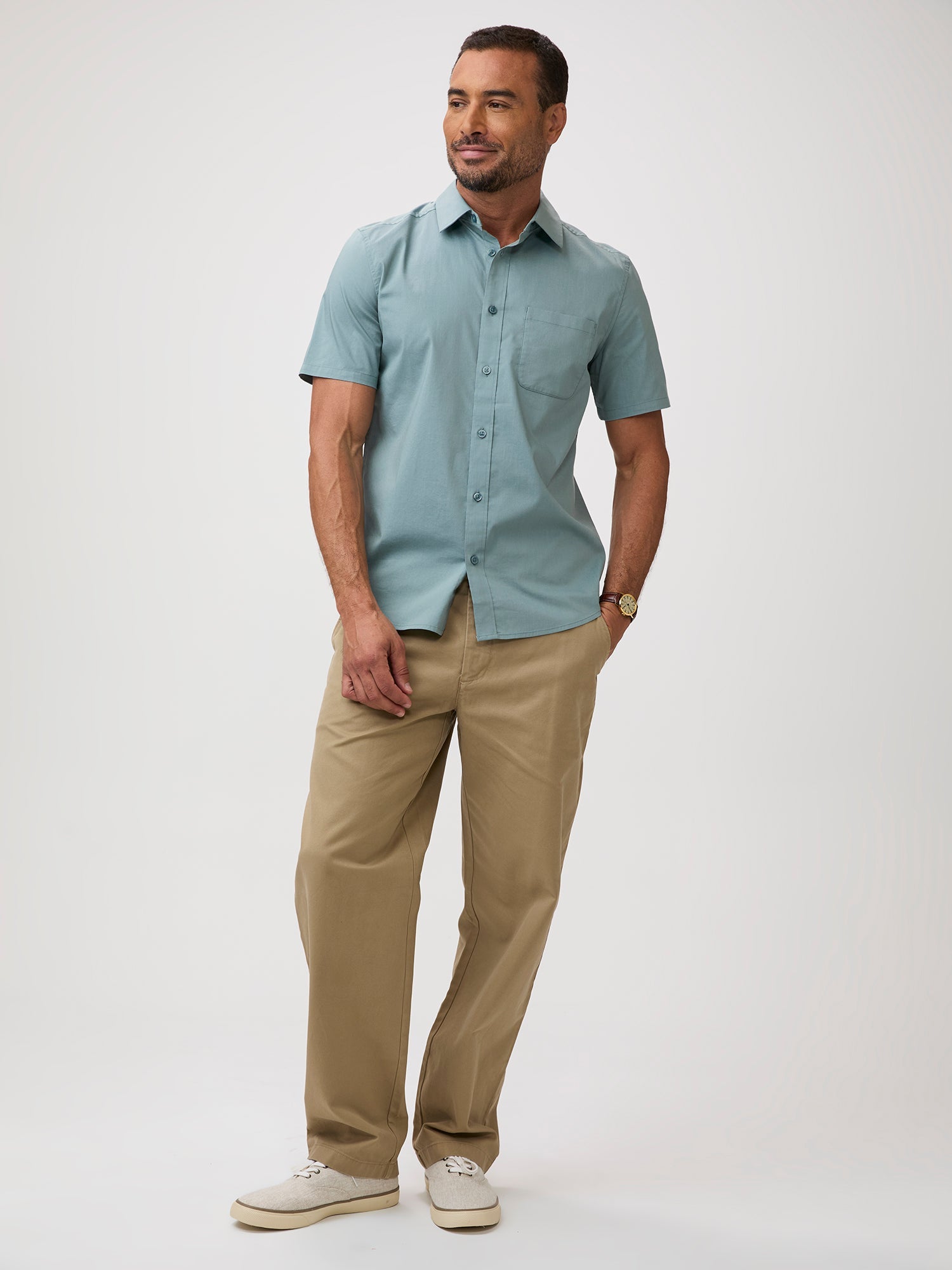 Harbor Mist All Day Short Sleeve Shirt