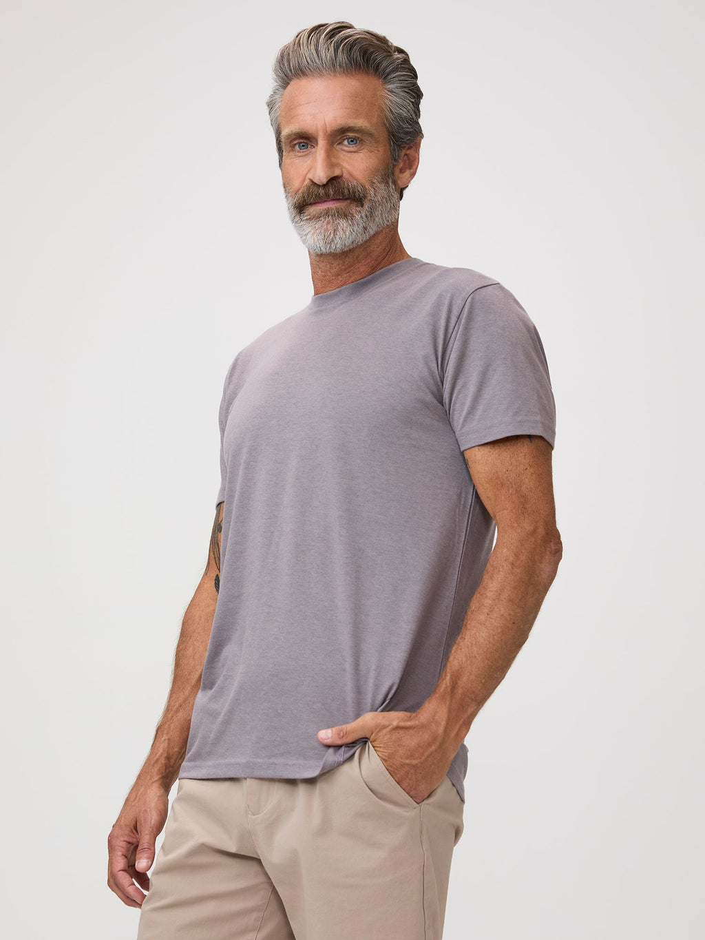 Cross Dye Crew Neck 3-Pack