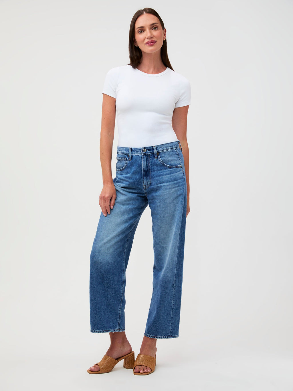 White Ribbed Tee 2-Pack