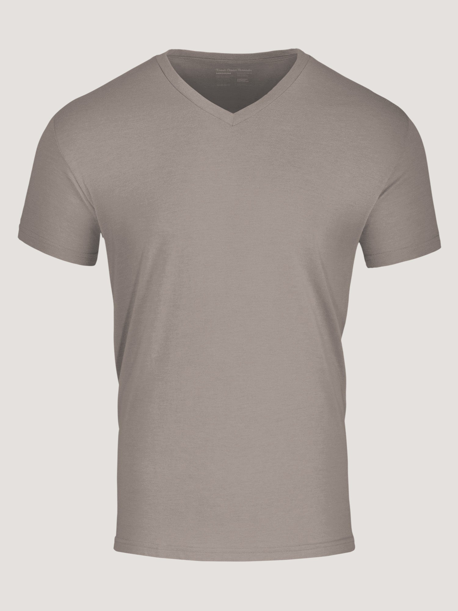 Taupe V-Neck
