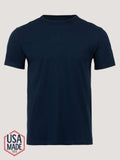 Heritage Navy Cotton Crew