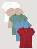 Women's V-Neck Dawn 5-Pack