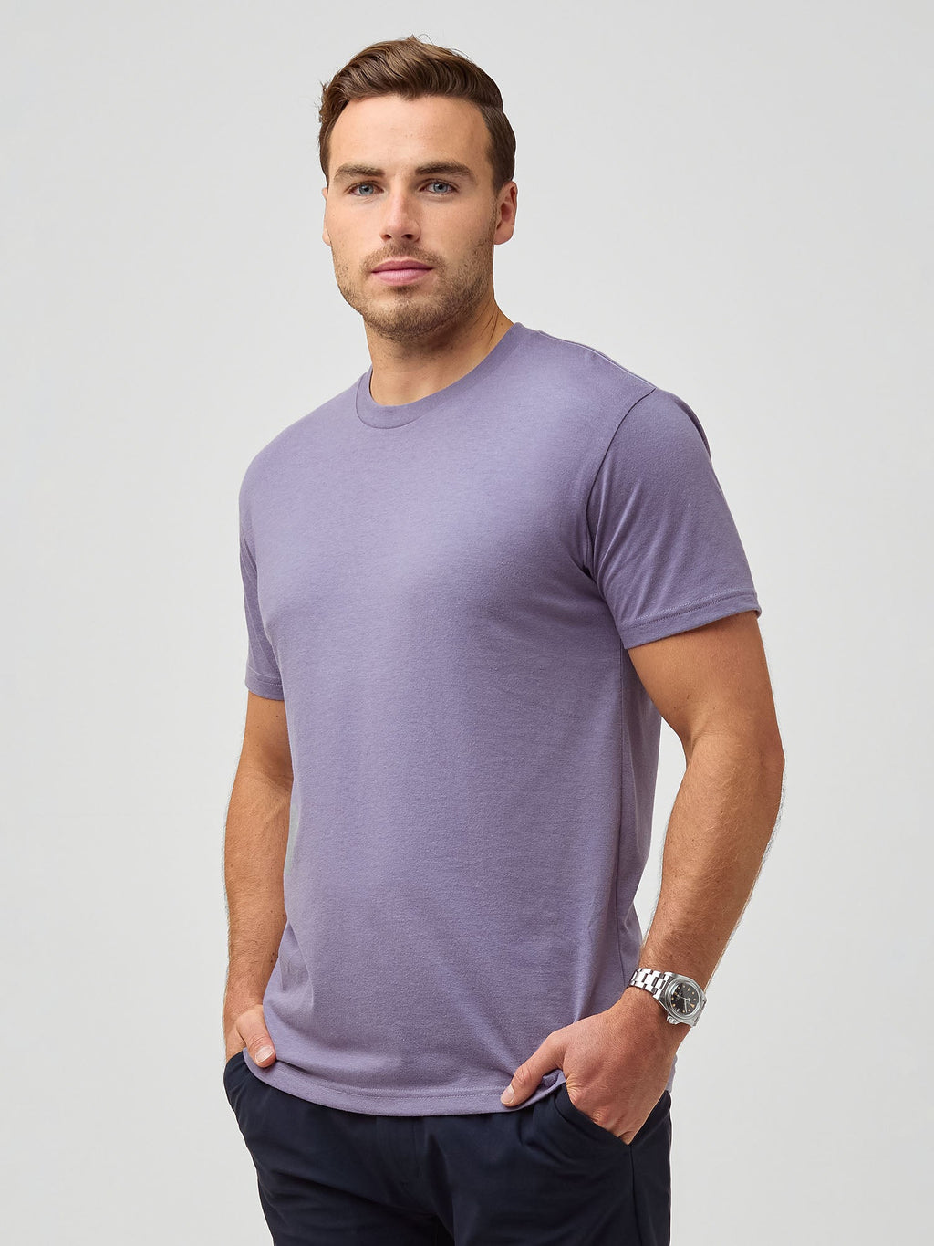 Flint Purple Crew Neck