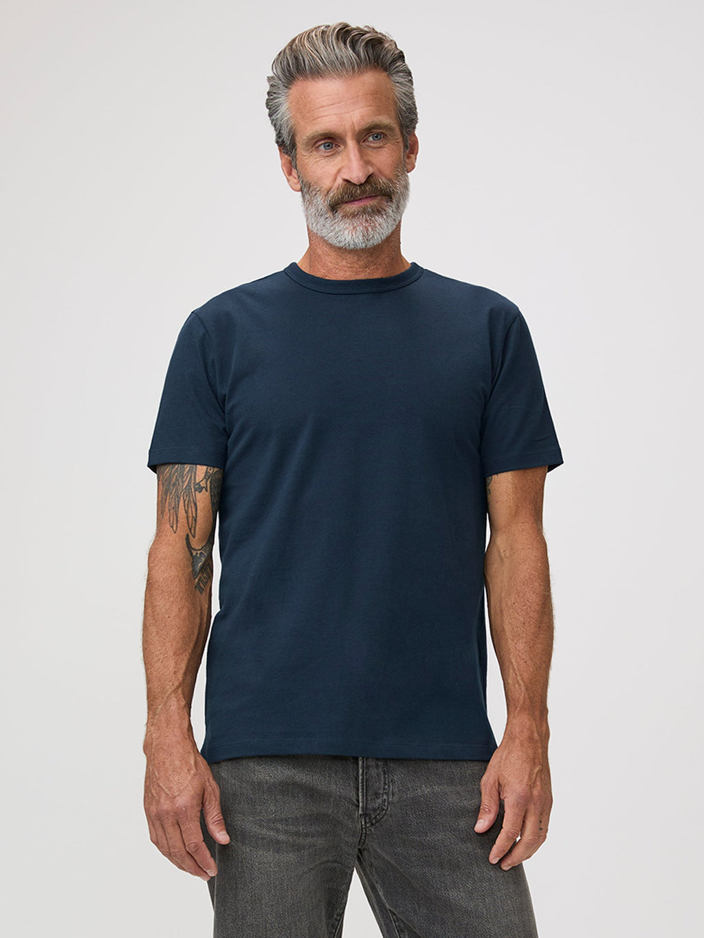 Heritage Navy Cotton Crew