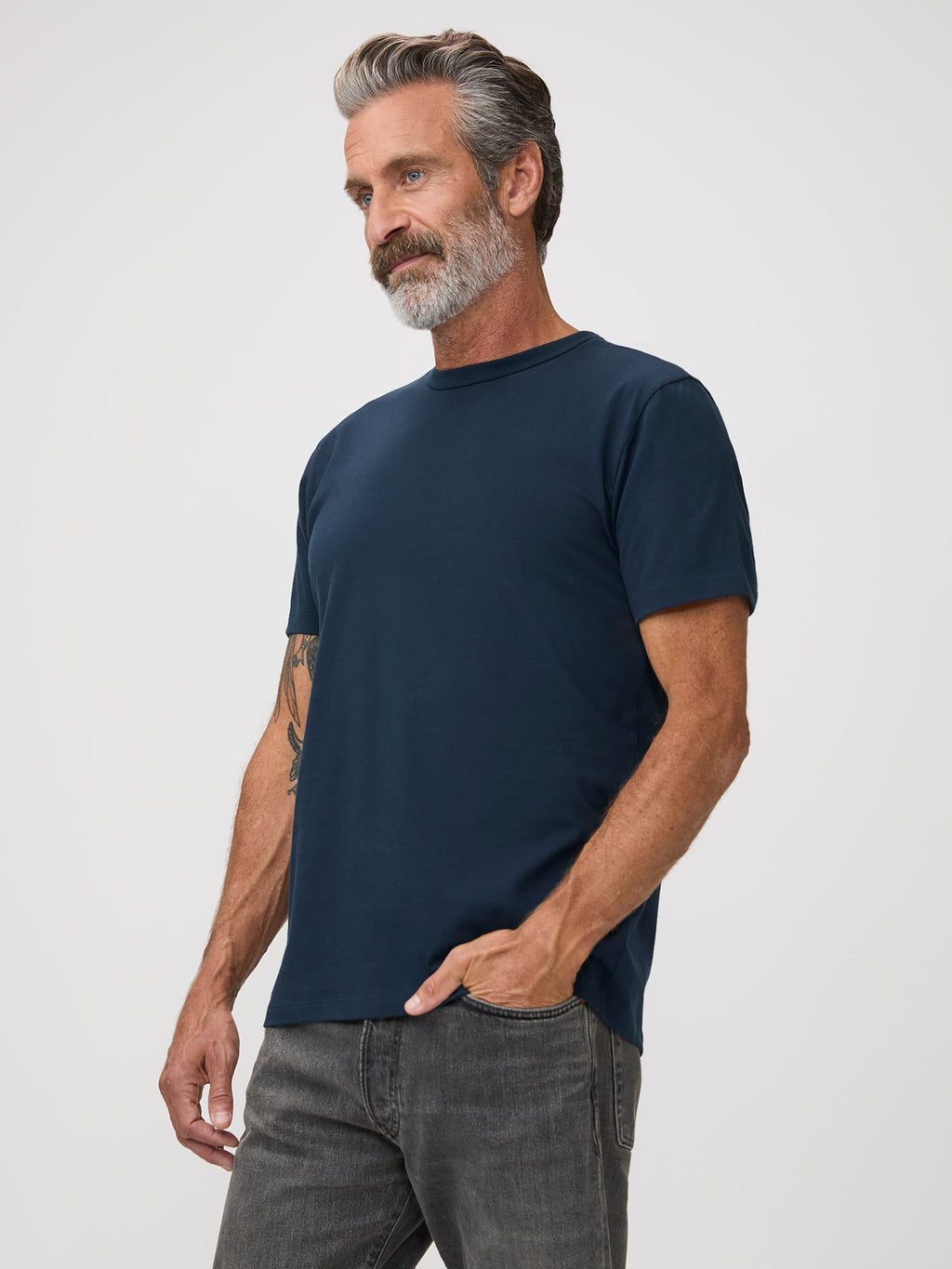 Heritage Navy Cotton Crew