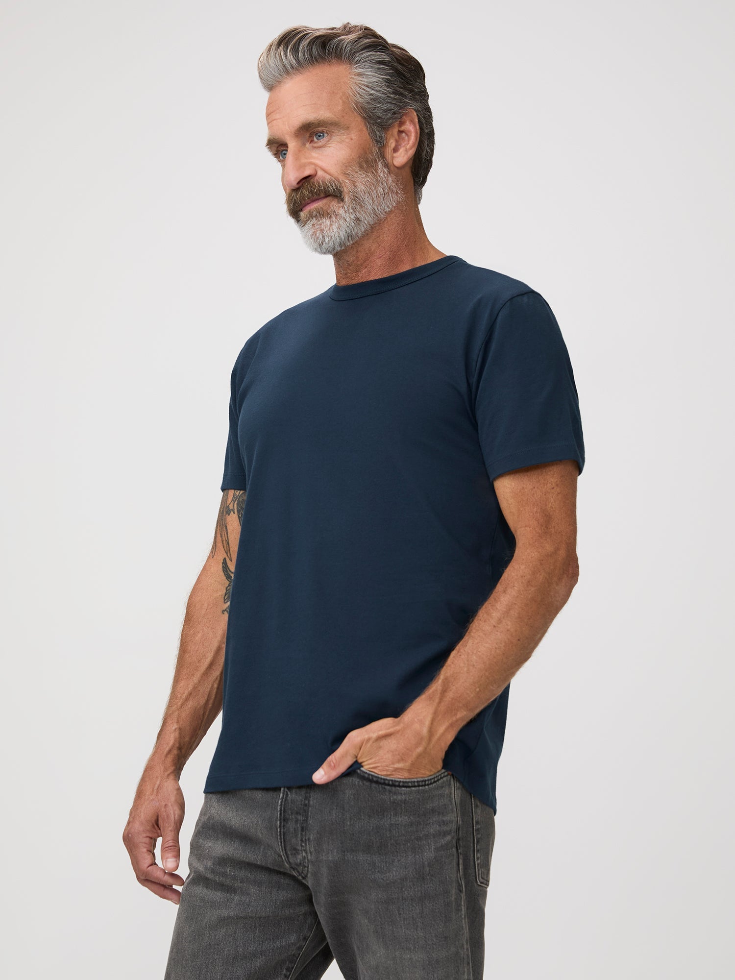 Heritage Navy Cotton Crew